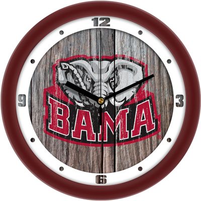 SunTime Alabama Crimson Tide - Weathered Wall Clock