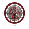 SunTime Boston College Eagles - Weathered Wood Wall Clock view 3