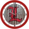 SunTime Louisville Cardinals - Weathered Wood Wall Clock view 1