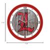 SunTime Louisville Cardinals - Weathered Wood Wall Clock view 3
