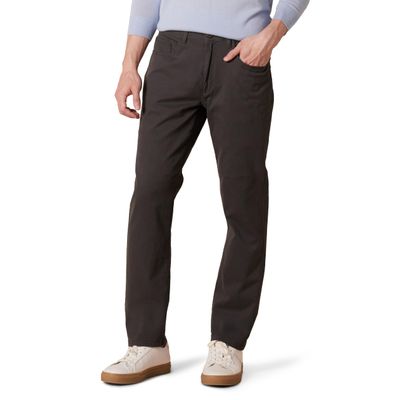 Amazon Essentials Men's 5-Pocket Comfort Stretch Chino Pants, Grey, 34W x 33L
