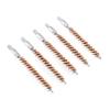 BOOSTEADY 5 Pcs Phosphor Bristle Bronze Bore Gun Cleaning Brush for Pistol Shotgun with 50 Professional Square Patches Multi-Caliber view 1