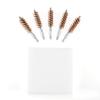 BOOSTEADY 5 Pcs Phosphor Bristle Bronze Bore Gun Cleaning Brush for Pistol Shotgun with 50 Professional Square Patches Multi-Caliber view 3