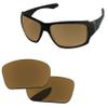 PapaViva Lenses Replacement for Oakley Big Taco OO9173 Sunglasses Bronze Golden & Midnight Sun view 2