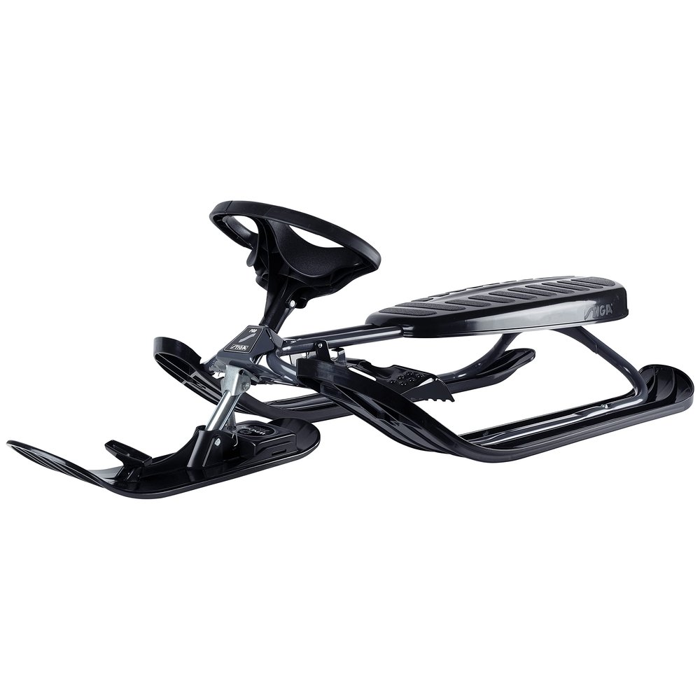 Stiga Snowracer Toboggan Color Pro Grey Snow Sledge