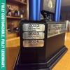 TrophySmack Fantasy Football Trophy - 19-Year Perpetual  26 Customizable Championship Award with Free Engravings (Silver Football | Silver Metal Columns) view 4