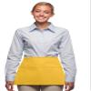 DayStar Apparel 104 Three Pocket Waist Apron w/Webbing Belt, Yellow, Small view 2