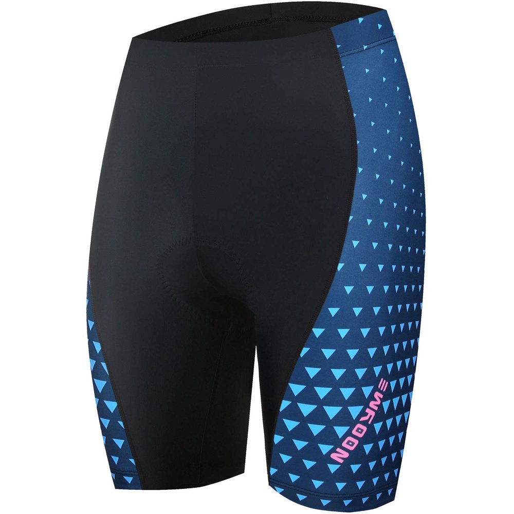 NOOYME Womens Bike Shorts for Cycling with 3D Padded Pink Ride Women Cycling Shorts (Midnight Blue, XX-Large)