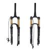 BOLANY Bike Suspension Fork MTB Bicycle Magnesium Alloy Suspension Front Fork 26/27.5/29 inch, 120mm Straight Steerer and Tapered Steerer Air Fork (Manual Lockout - Remote Lockout) view 1