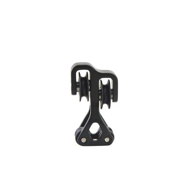 Archery Bow String Splitter Roller 3/8 inch Aluminum Compound Bow Cable Slide Bow String Separator Protector (Black)