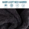 JANGANNSA Fleece Boys Girls Scarf Warm Winter Autumn Kids Collar Scarf Neck Warmer Children Scarf 1-6Y (Dark Gray) view 2