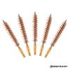 BOOSTEADY 5 Pcs Phosphor Bristle Bronze Bore Gun Cleaning Brush for Pistol Shotgun with 50 Professional Square Patches Multi-Caliber view 4