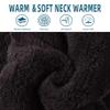 JANGANNSA Fleece Kids Scarf - Warm Winter Autumn Collar Neck Warmer 1-6Y (Black) view 2