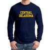 UGP Campus Apparel AL01 - Central Oklahoma Bronchos Basic Block Long Sleeve - 2X-Large - Navy view 2