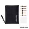 BOOSTEADY Phosphor Bristle Bronze Bore Brush Gun Cleaning Chamber Brush Kit with 50 Professional Square Patches in Zippered Pouch view 2