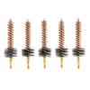 BOOSTEADY Phosphor Bristle Bronze Bore Brush Gun Cleaning Chamber Brush Kit with 50 Professional Square Patches in Zippered Pouch view 4