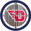 SunTime Dayton Flyers - Weathered Wood Wall Clock view 1