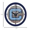 SunTime Citadel Bulldogs - Weathered Wood Wall Clock view 3