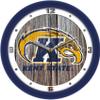 SunTime Kent State Golden Flashes - Weathered Wood Wall Clock view 1