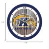 SunTime Kent State Golden Flashes - Weathered Wood Wall Clock view 3