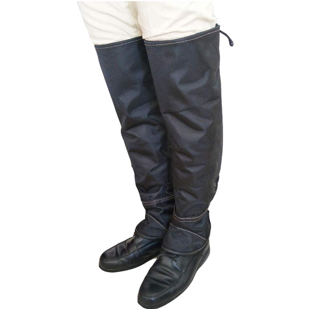 Oncefirst Adult Kids Waterproof Guard Leggings Gaiters Anti Bite Guard Cover Black Kid M (Height:55.5"-59.8")