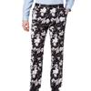 I.N.C Mens Ottoman Floral Casual Chino Pants, Black, 33W x 32L view 1
