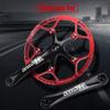 Dioche Crankset, Single Speed Crankset Mountain Aluminum Alloy Hollow Integral Mountain Crankset Arm Speed Fixed Gear,Easy to Modify Single Crank Set view 3