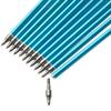 ZSHJG 12 Pieces Archery 30 Inch Aluminum Arrows Hunting Practice Arrows Spine 500 with Arrow Quiver Tube for Outdoor Shooting Targeting (Blue) view 2