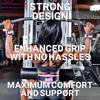 Schiek Sports 1900 Ultimate Hand Grip - 9 mm Thick Neoprene Grips for Weight Lifting - Ultra Durable Non Slip Secure Grip view 3
