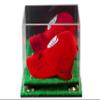Better Display Cases Acrylic Baseball Cap Display Case with Mirror, Gold Risers and Turf Base (A006-GR) view 3