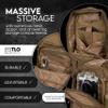TLO Outdoors TacPack24L Tactical Backpack - Water Resistant 24 Liter Capacity Daypack, Rucksack, Gear Bag, Laptop Bag view 2