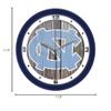 SunTime North Carolina - University of - Weathered Wall Clock view 3