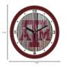 SunTime Texas A&M Aggies - Weathered Wood Wall Clock view 3