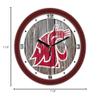 SunTime Washington State Cougars Weathered Wood Print Wall Clock view 3