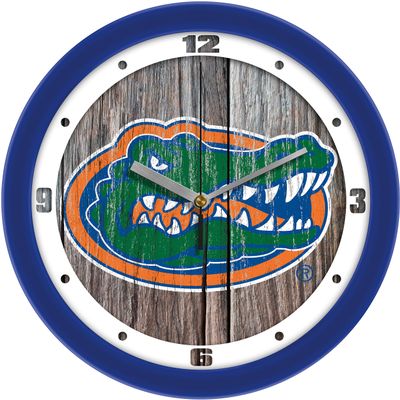 SunTime Florida Gators - Weathered Wall Clock