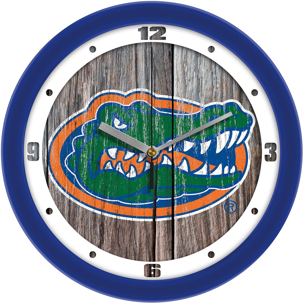 SunTime Florida Gators - Weathered Wall Clock