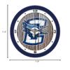SunTime Creighton University Bluejays - Weathered Wood Wall Clock view 3