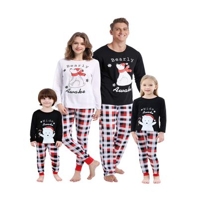 MyFav Matching Family Christmas Pajamas Set Soft Holiday Clothes Sleepwear