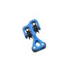 Archery Bow String Splitter Roller 3/8 inch Aluminum Compound Bow Cable Slide Bow String Separator Protector (Blue) view 1