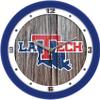 SunTime Louisiana Tech Bulldogs - Weathered Wood Wall Clock view 1