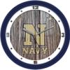 SunTime Naval Academy Midshipmen - Weathered Wood Wall Clock view 1