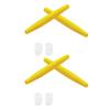 2 Pair Yellow Replacement Earsocks & Nosepieces Kits for Oakley Crosshair New 2012 OO4060 view 1