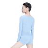 118146001 Baiwu Girls Ballet Cross Front Sweater Ballet Hand Protect Warm up Dancewear (L 170, Ice Blue) view 3