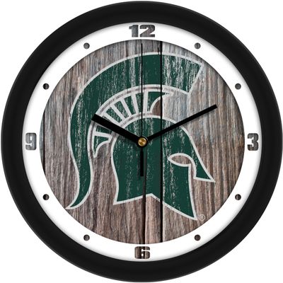 SunTime Michigan State Spartans - Weathered Wall Clock