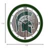 SunTime Michigan State Spartans - Weathered Wall Clock view 3