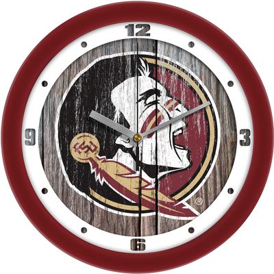SunTime Florida State Seminoles - Weathered Wall Clock