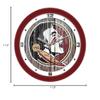 SunTime Florida State Seminoles - Weathered Wall Clock view 3