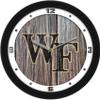 SunTime Wake Forest Demon Deacons - Weathered Wood Wall Clock view 1