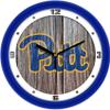 SunTime Pittsburgh Panthers - Weathered Wood Team Wall Clock - 11.5" view 1
