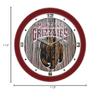 SunTime Montana Grizzlies - Weathered Wood Wall Clock view 3
